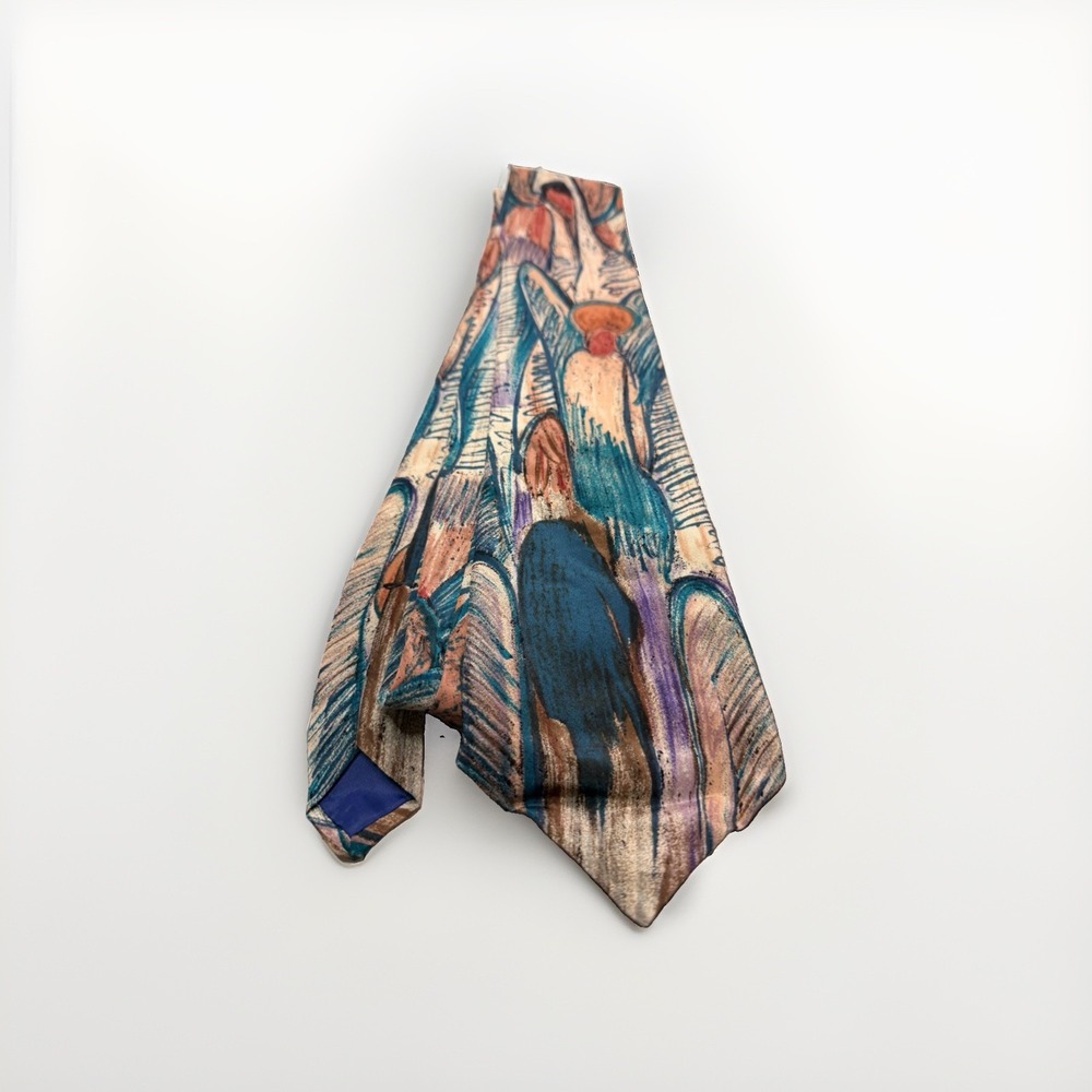 The Beatles Tie 100% Silk Let It Be Made in the USA 58" x 3.75" Vintage